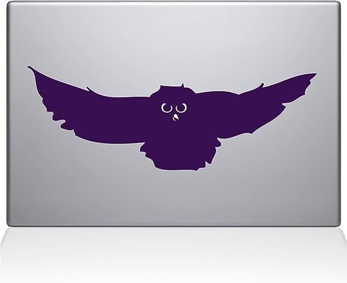 The Decal Guru Owl Attack Decal Vinyl Sticker MacBook