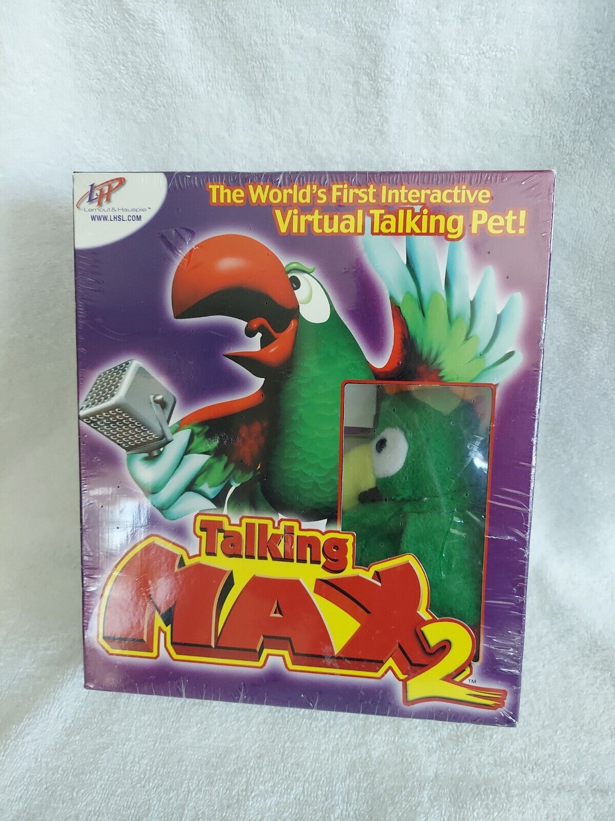 Talking Max 2 Virtual Pet Parrot Big Box PC Software 1999 NEW SEALED RARE Nice