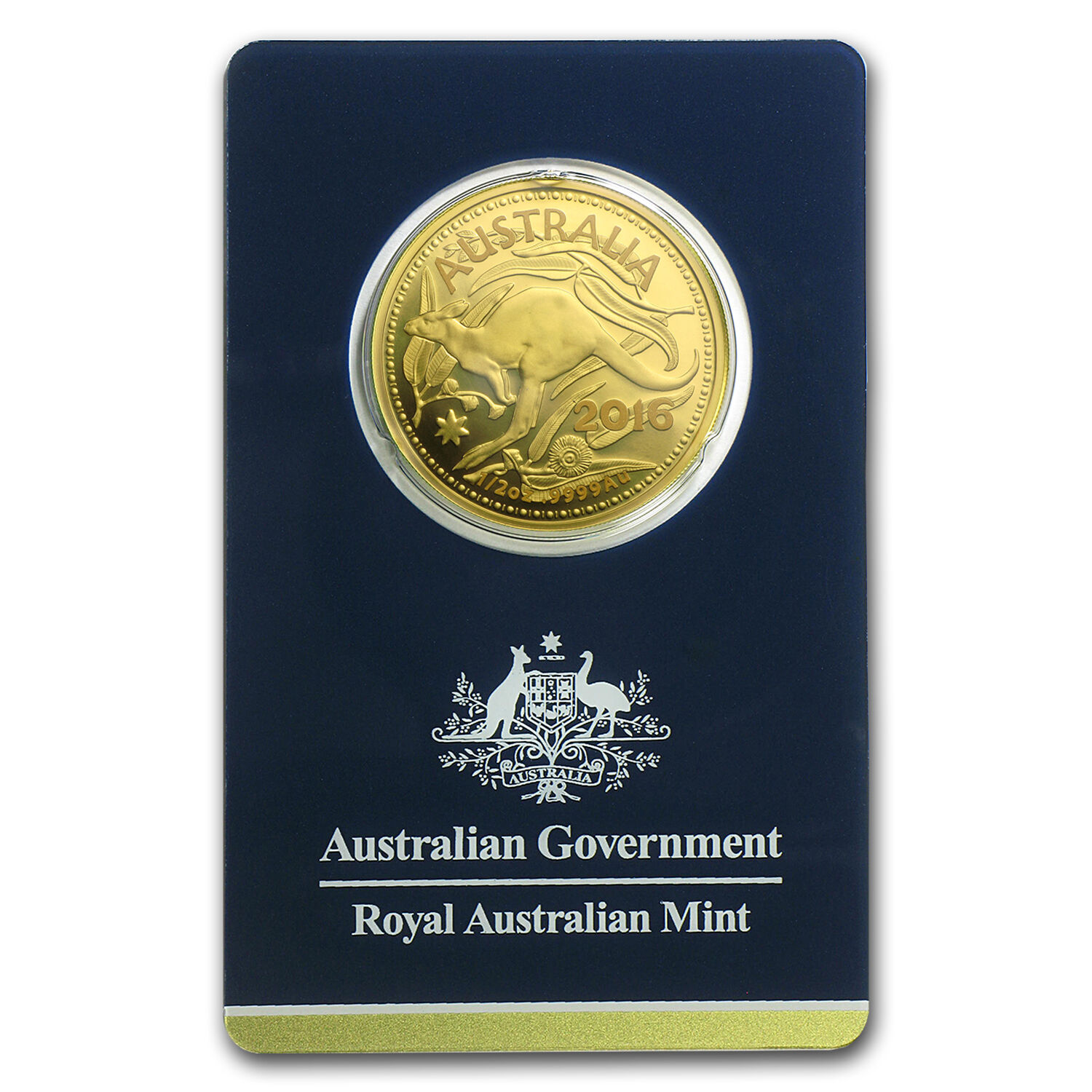 2016 Australia 1/2 oz Gold RAM Kangaroo (In Assay) - SKU #95764