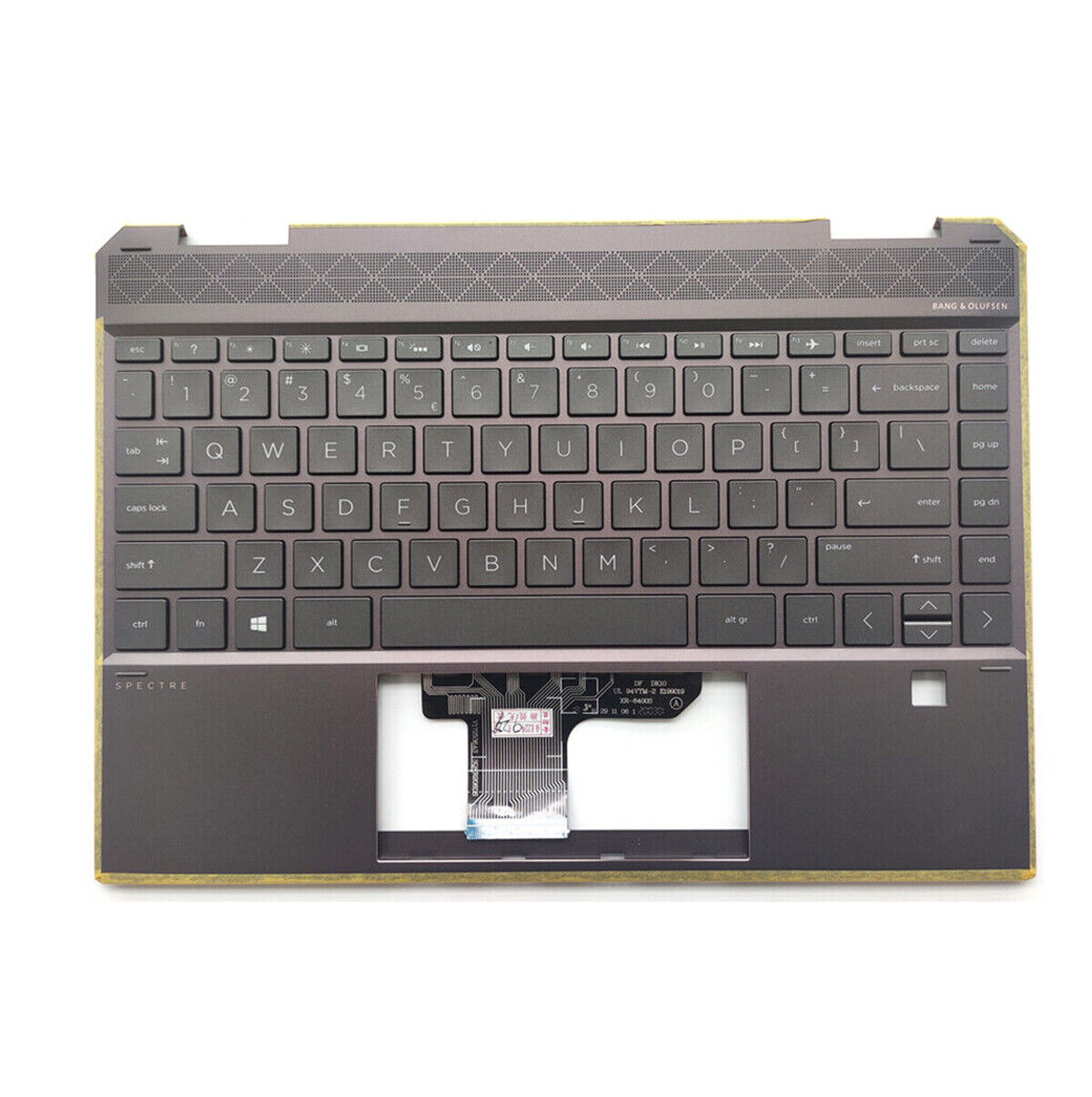 1pcs For HP Spectre X360 13-AP Series Palmrest Backlit Keyboard L37681-001