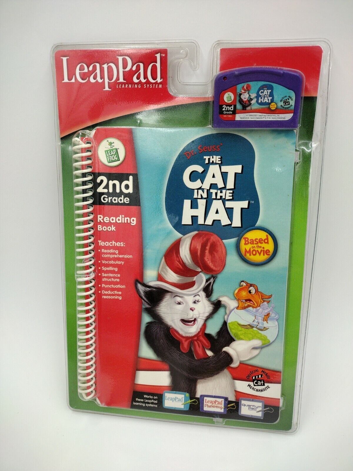 Leap Frog LeapPad Dr Seuss The Cat in the Hat 2nd Grade Reading Book