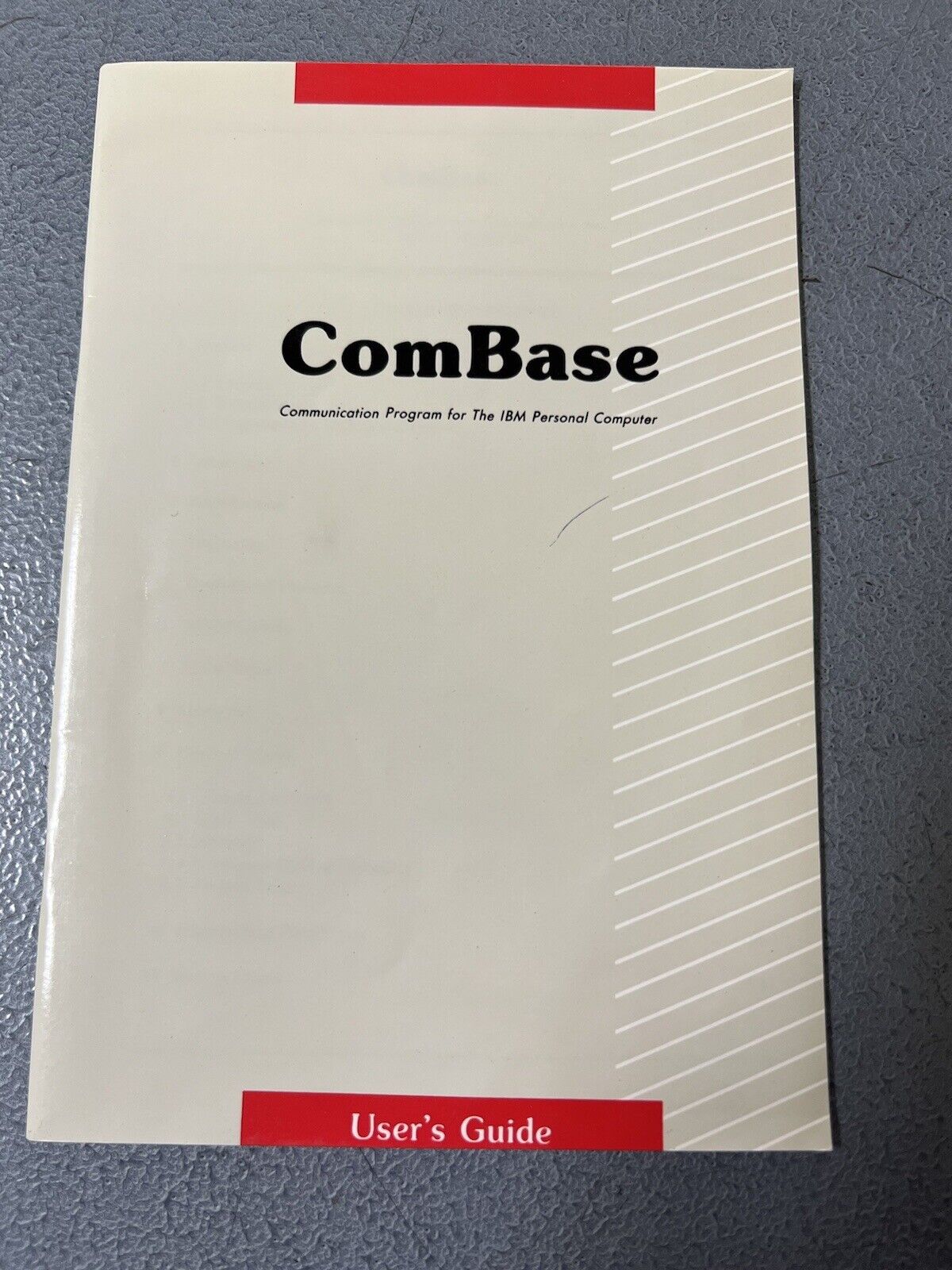 Vintage 1989 IBM Personal Computer User Guide Combase