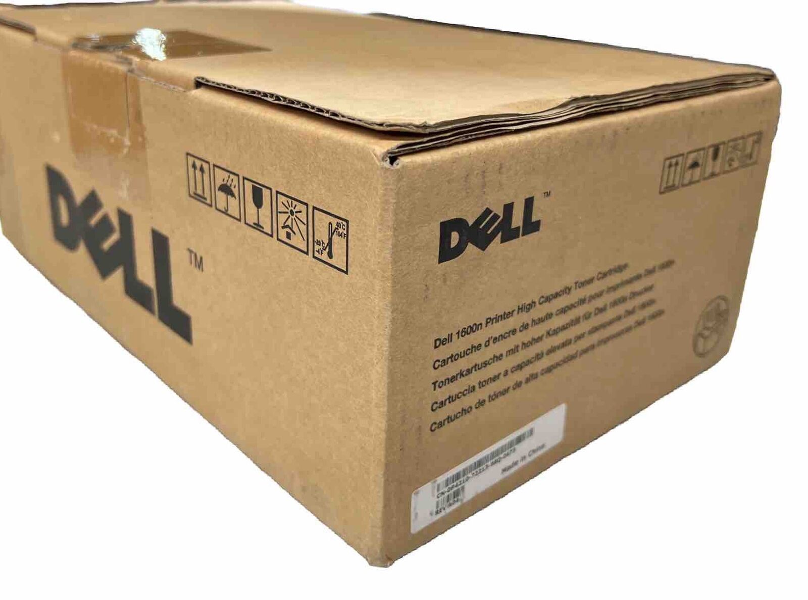 Dell 1600n High Capacity Toner Cartridge Black Genuine P4210- New Imperfect Box