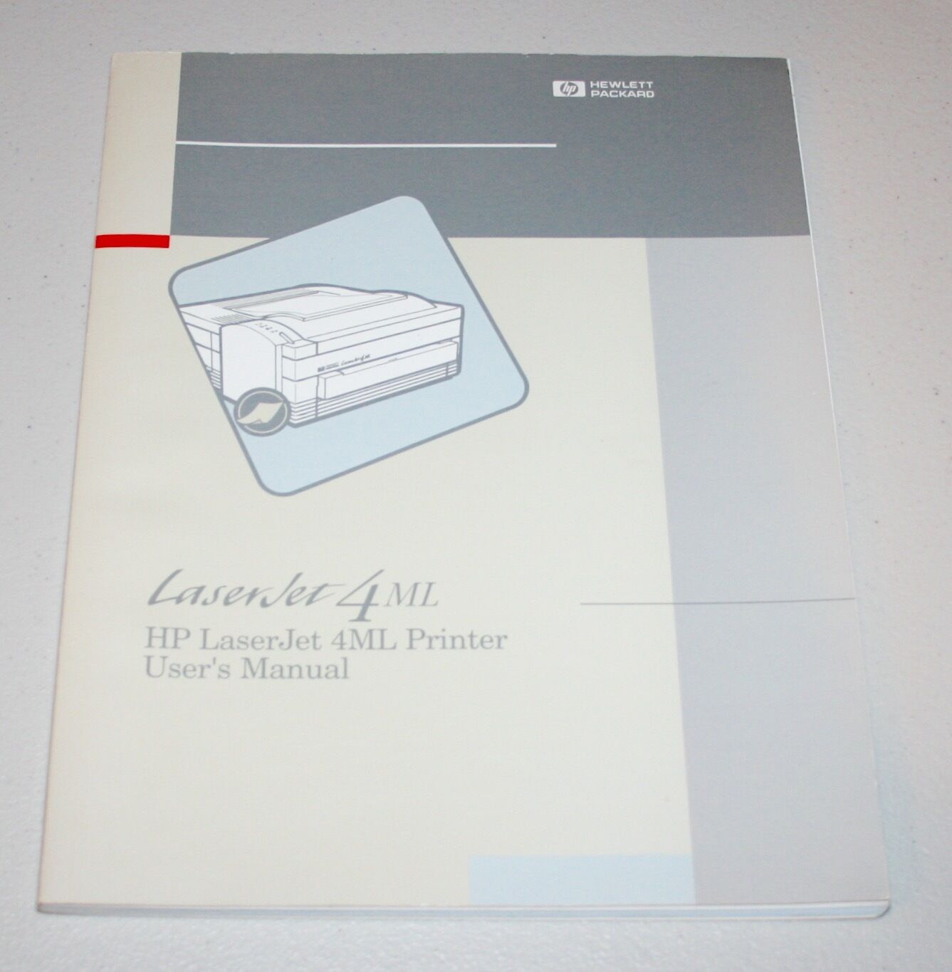 Original Users Manual for HP LaserJet 4ML Printer - From 1993 Very Nice
