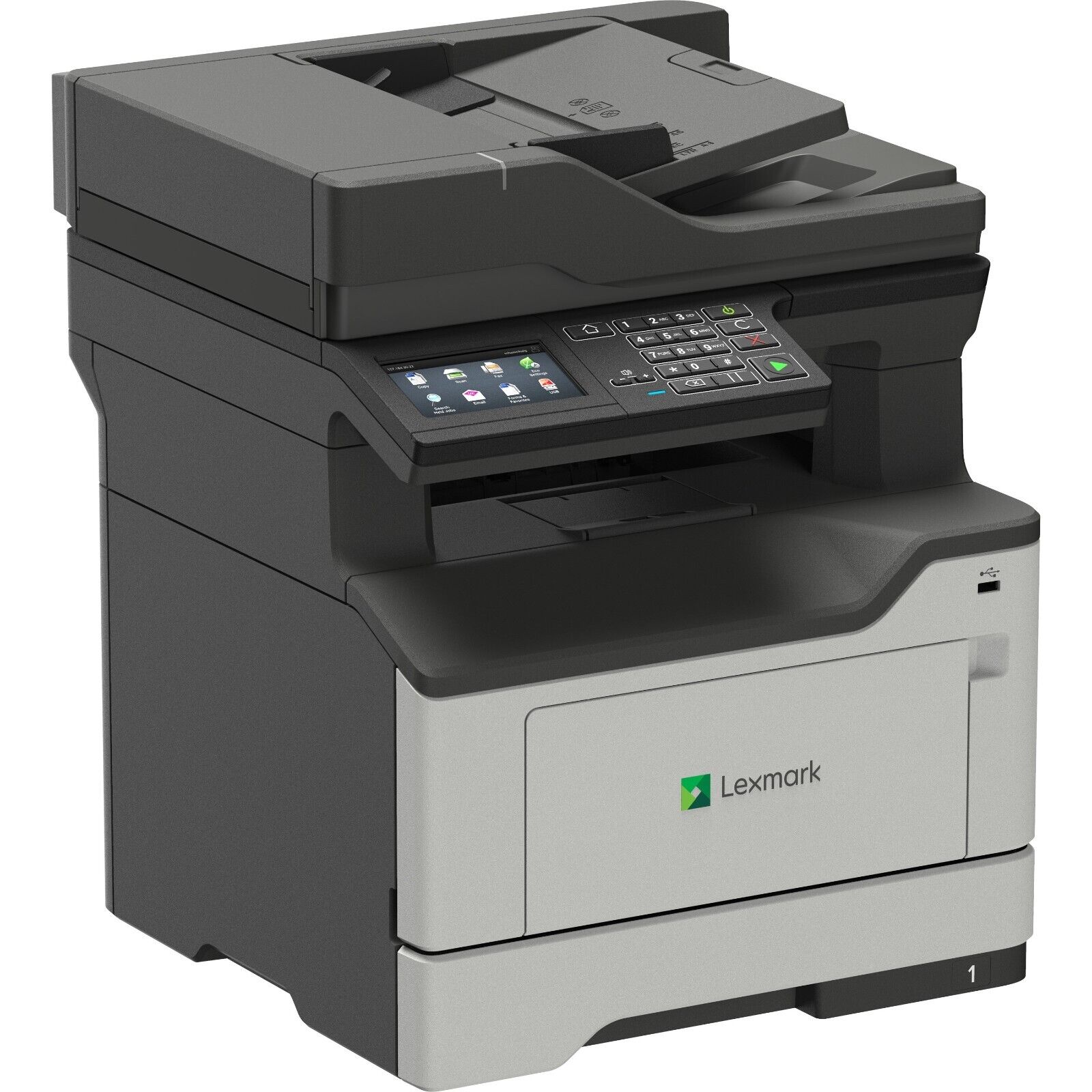 NEW Lexmark Mx421ade MFP Laser Printer copy scan  36S0733 42PPM