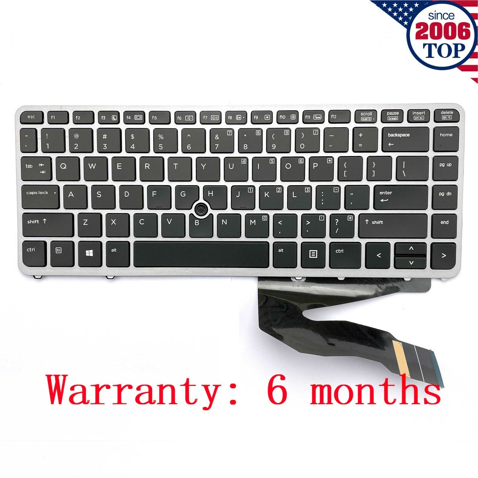 New US Backlit Keyboard for HP EliteBook 840 G1 G2 850 G1 G2