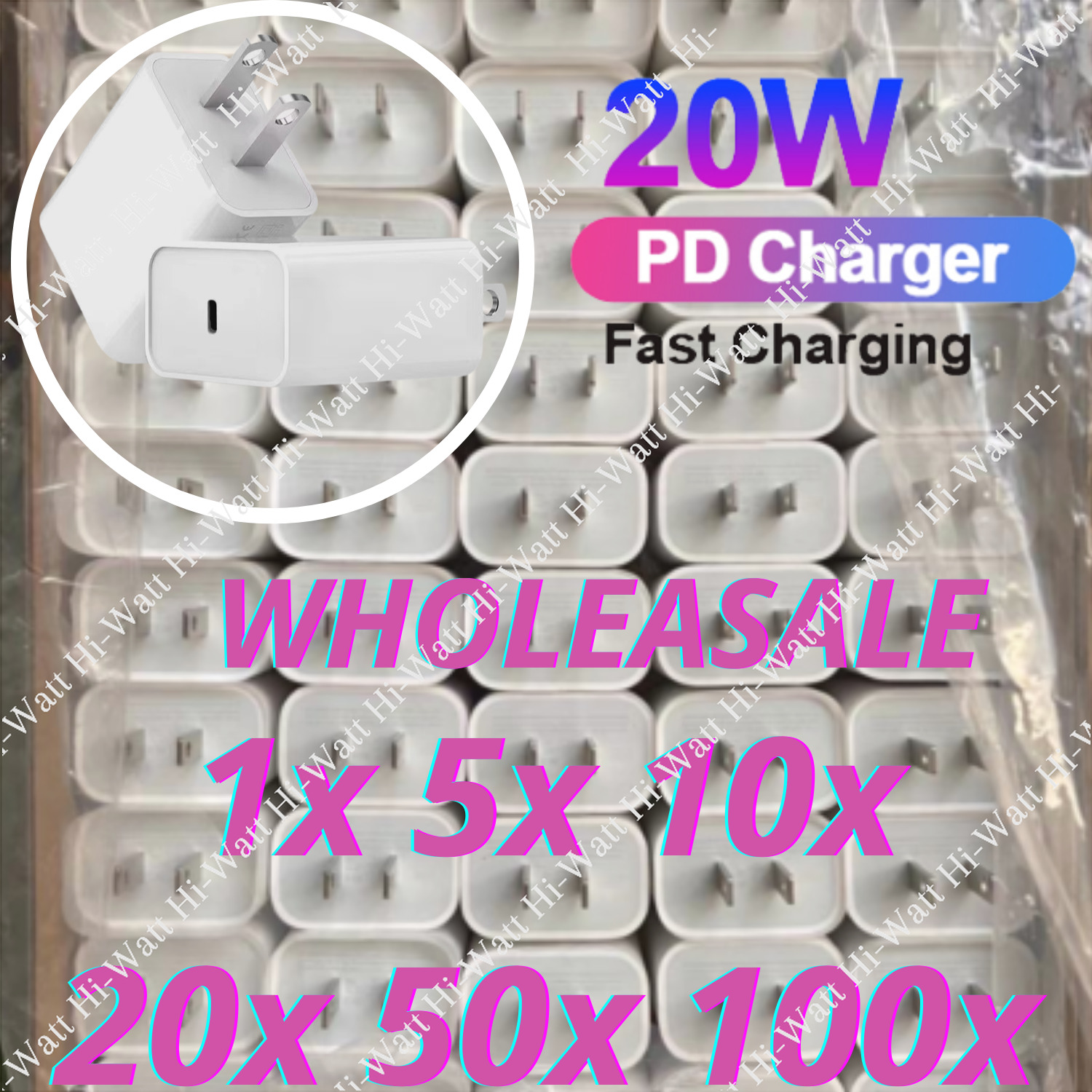 Fast Charger 20W PD Power Adapter Type-C For iPhone 11 12 13 14 XR XS WHOLESALE