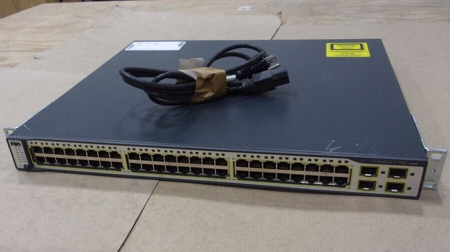 Cisco WS-C3750G-48TS-E V03 3750G 48-Port Catalyst Switch
