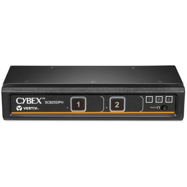 VERTIV Cybex SC820DPH-400 2 Port Secure Single Display KVM Switchbox