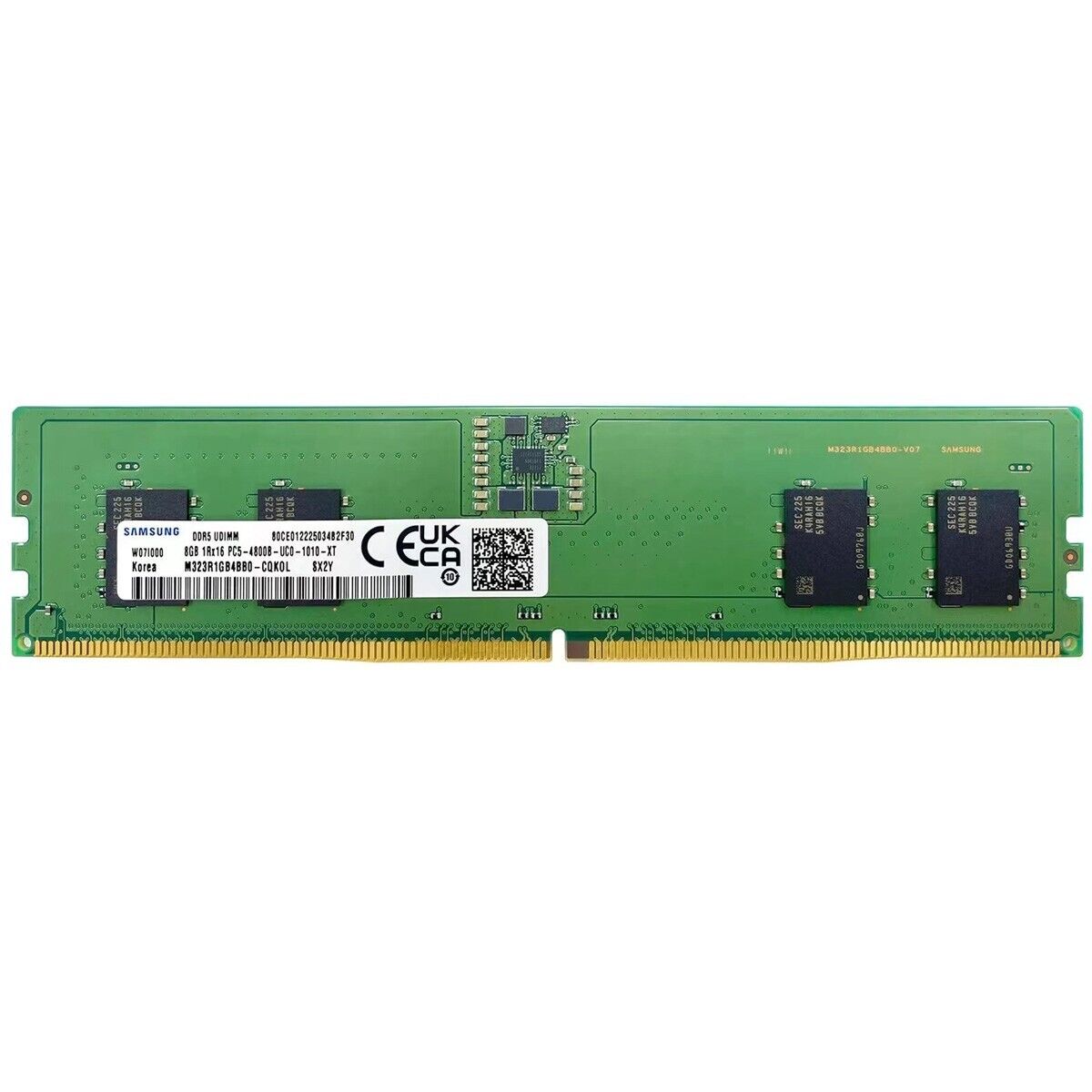 Samsung  8GB DDR5 DDR5 4800MHz PC5-38400 1RX16 UDIMM Memory Ram M323R1GB4BB0-CQK