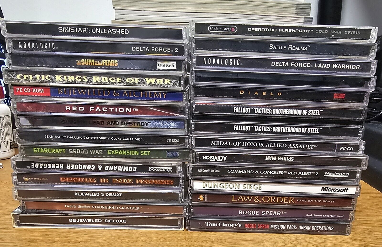Lot of 25+ Vintage/Retro PC Games | Great Titles See List/Photos 