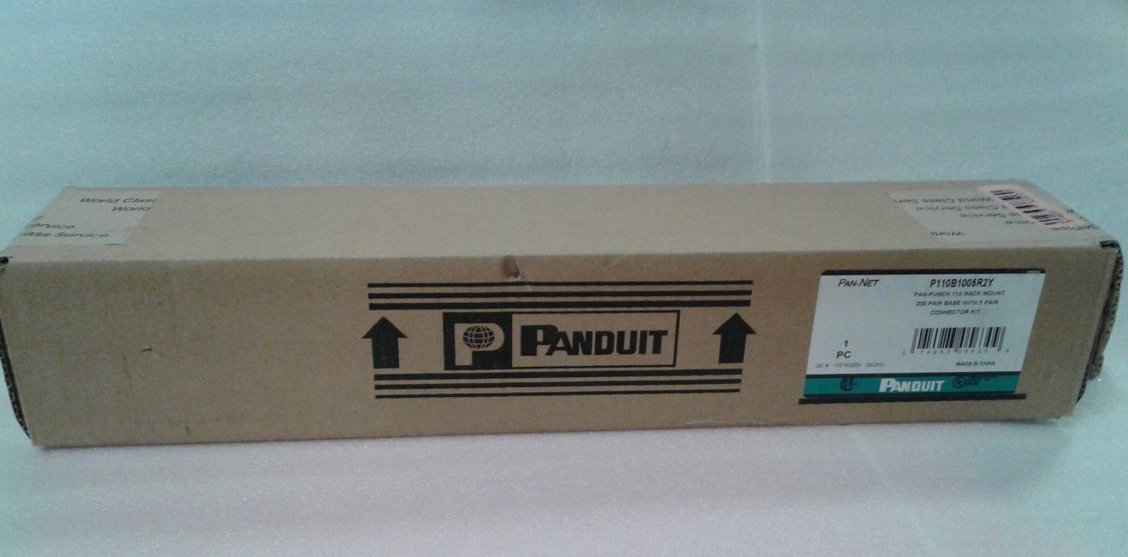 Panduit P110B1005R2Y Pan-Punch 110 Rack Mount 200 Pair Base   