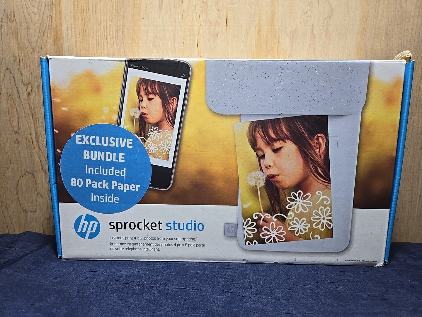 HP Sprocket Studio Digital Photo Printer Exclusive Bundle 