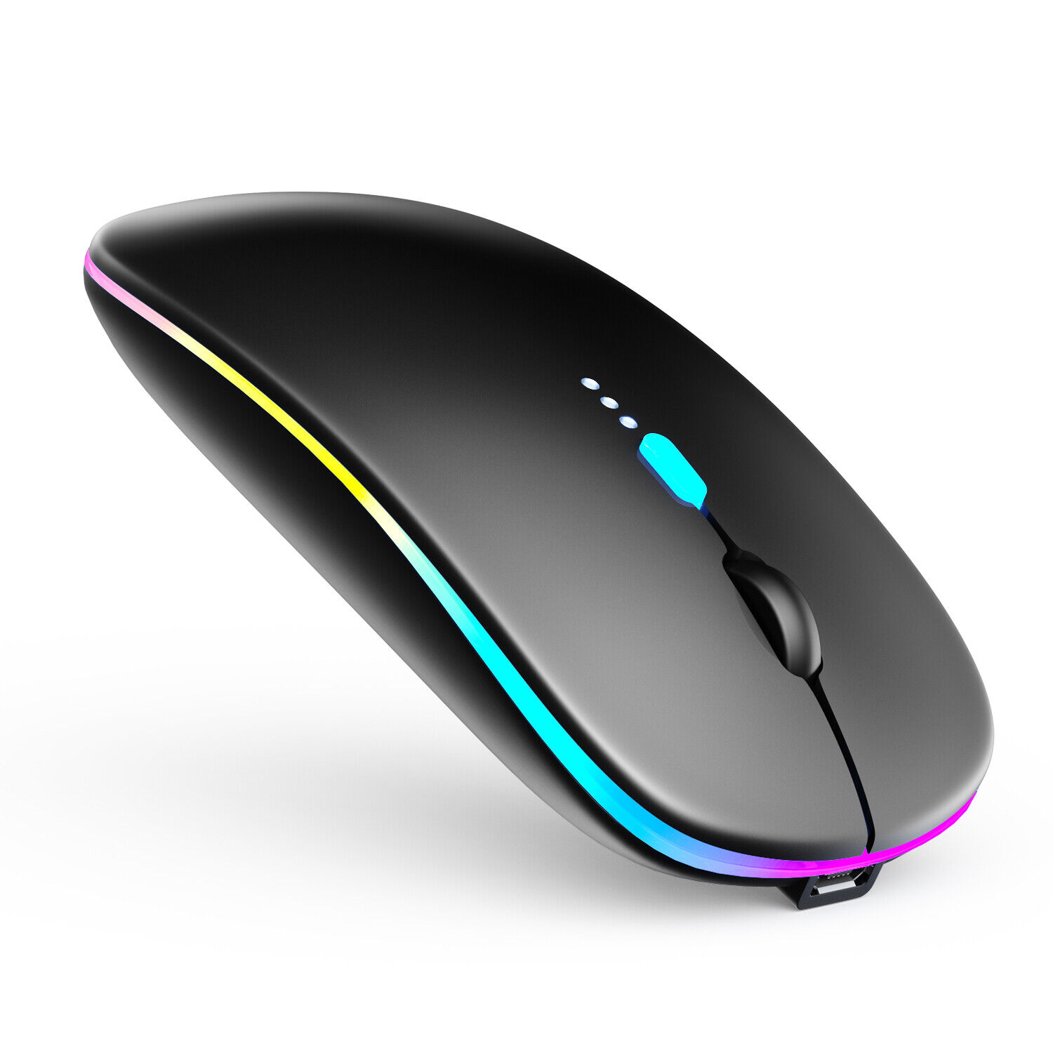 2.4Ghz Bluetooth Mouse Quiet Rechargeable Wireless Optical Mice For Computer PC