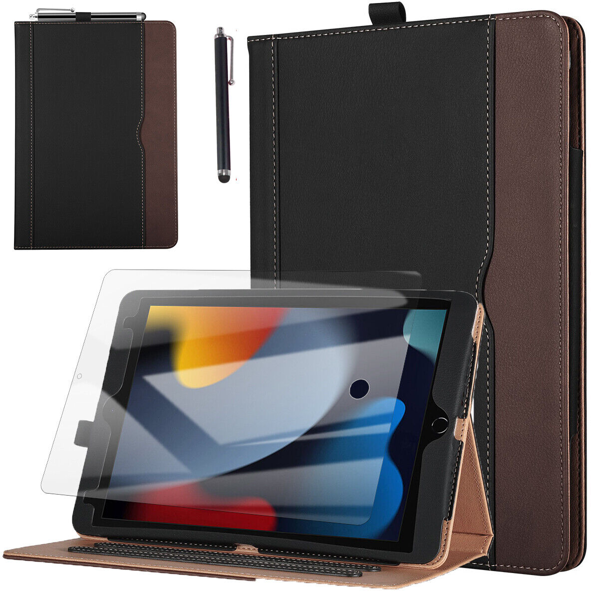 iPad Case 9th 8th 7th Gen 10.2 Soft Leather Magnetic Smart Cover For Apple