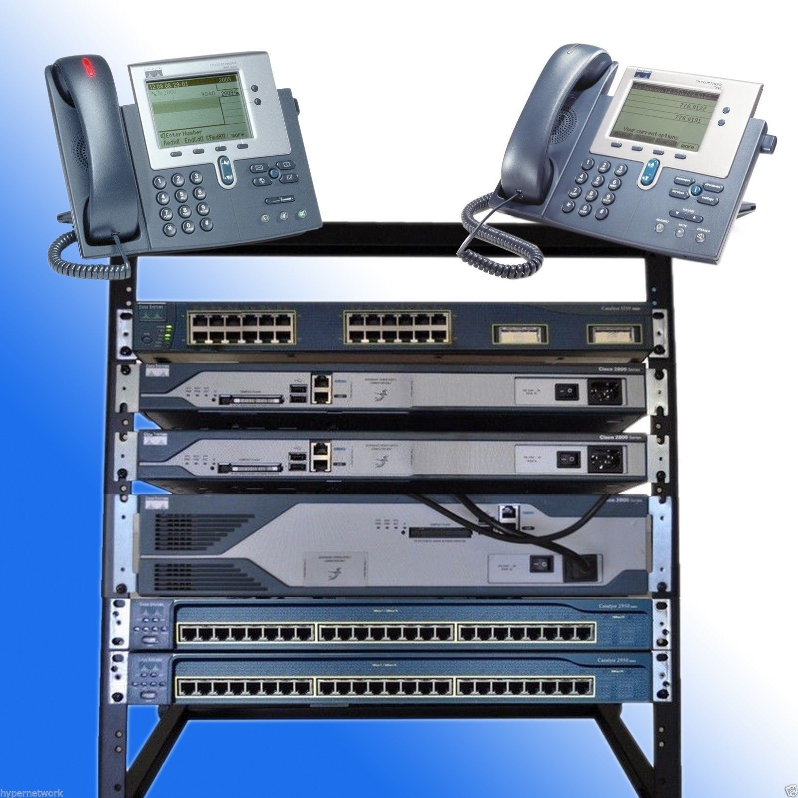 Cisco CCNA CCNP R&S VOICE SECURITY LAB  CME 8.6 IOS 15.1 POE RACK INCLUDED
