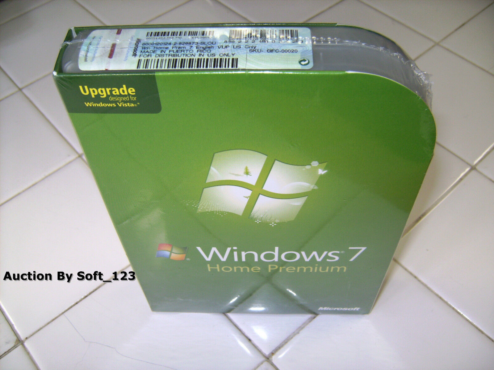 Microsoft Windows 7 Home Premium Upgrade 32 & 64 Bit DVDs MS WIN =RETAIL BOX=