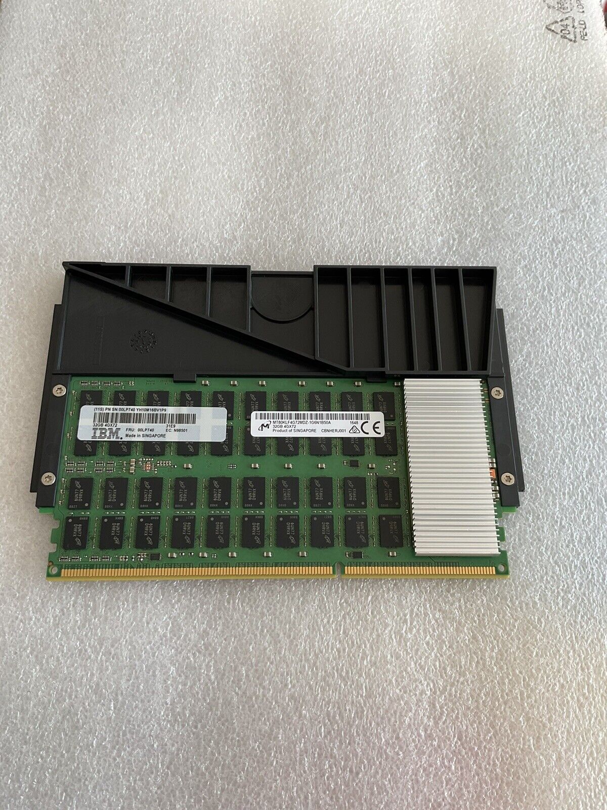 Lot of 16  IBM 00LP740 32GB DDR3 4GX72 CDIMM DRAM 1600MHz Memory