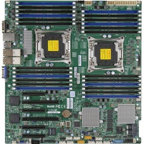 Super Micro Supermicro X10DRI-T4+-O Dual LGA2011/ Intel C612/ DDR4/ SATA3&USB3.0