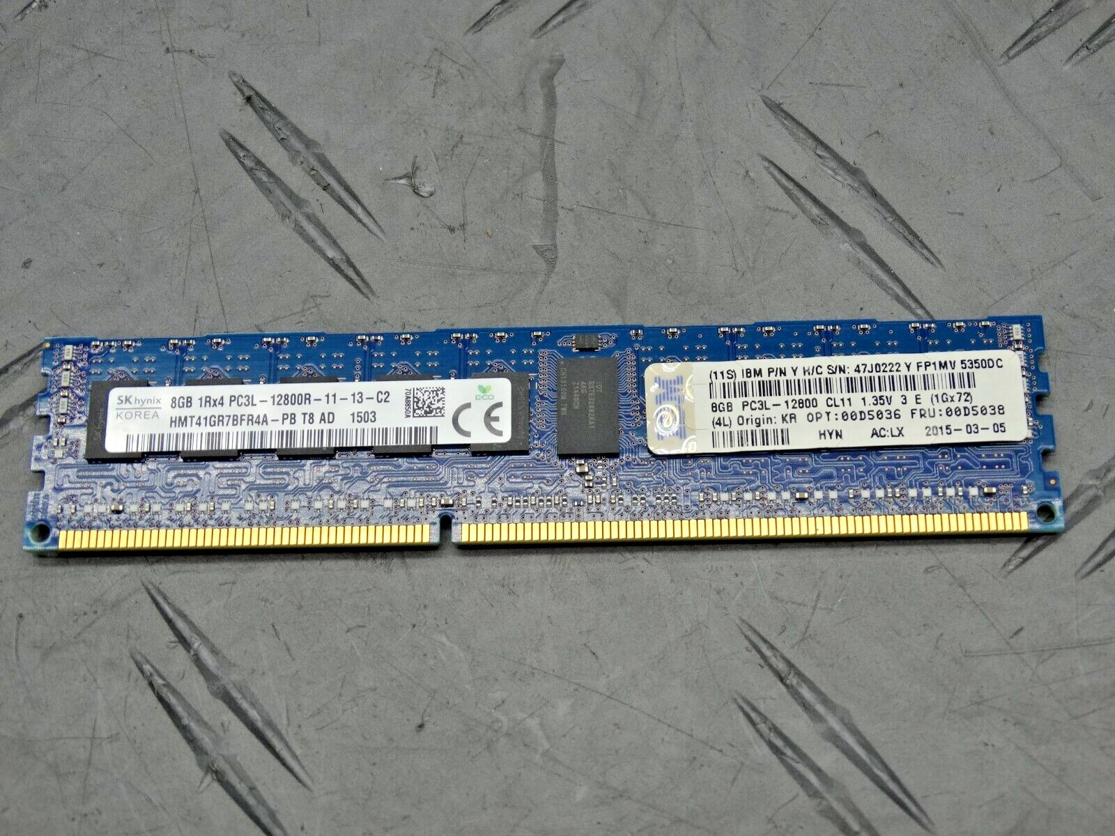 SK Hynix 8GB Server RAM Memory PC3L-12800R-11-13-C2 8GB total