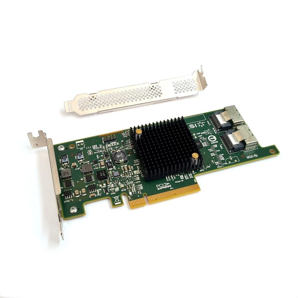 Broadcom 9207-8i SAS2308 6G SATA SAS HBA PCIe x8 Avago LSI00301 ZFS IT Mode