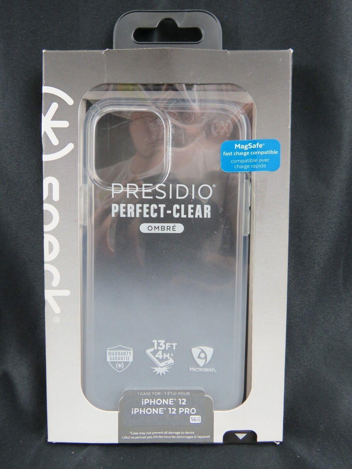 Speck Products Presidio Perfect-Clear Ombre iPhone 12 Pro Max Case,