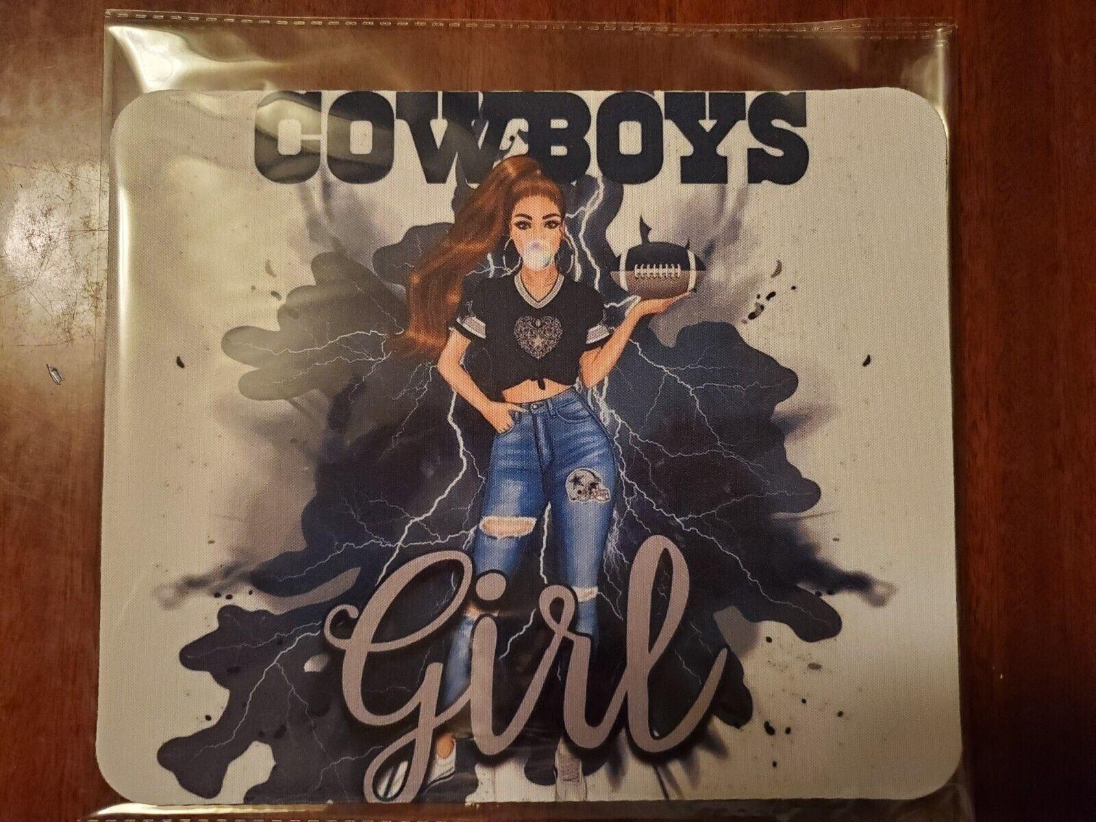Dallas Cowboys Girl Mouse Pad 