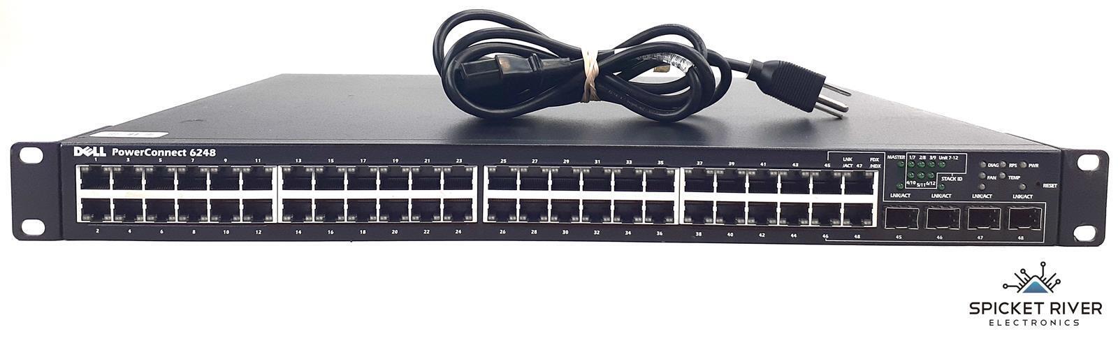 Dell PowerConnect 6248 48-Port Gigabit Ethernet Network Switch 0GP931