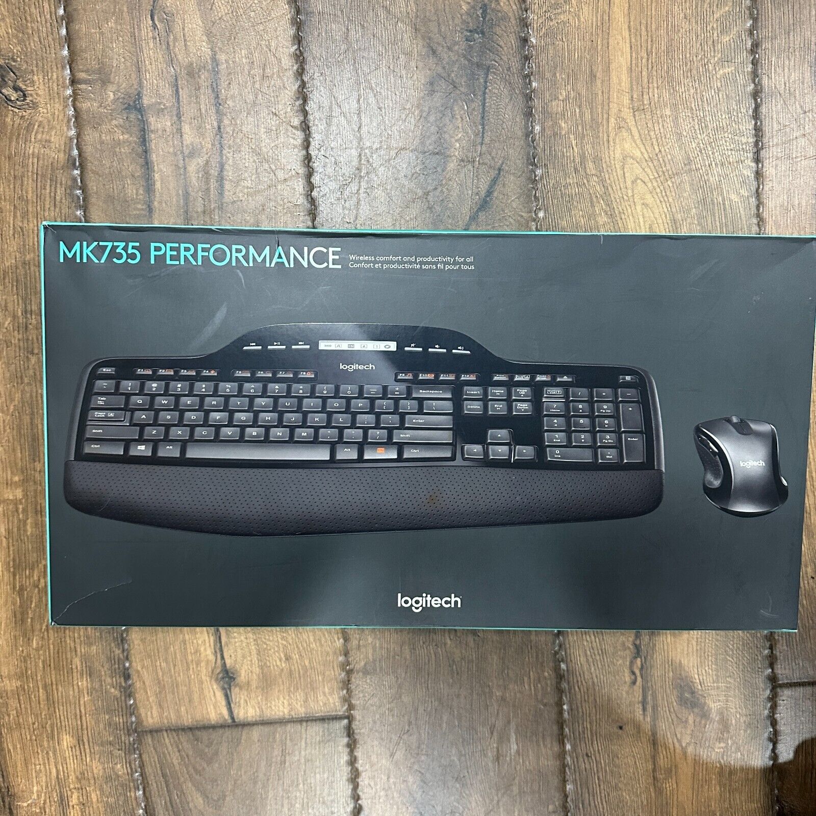 Logitech MK735 Performance Wireless Keyboard & Mouse Combo NEW in Box (Complete)