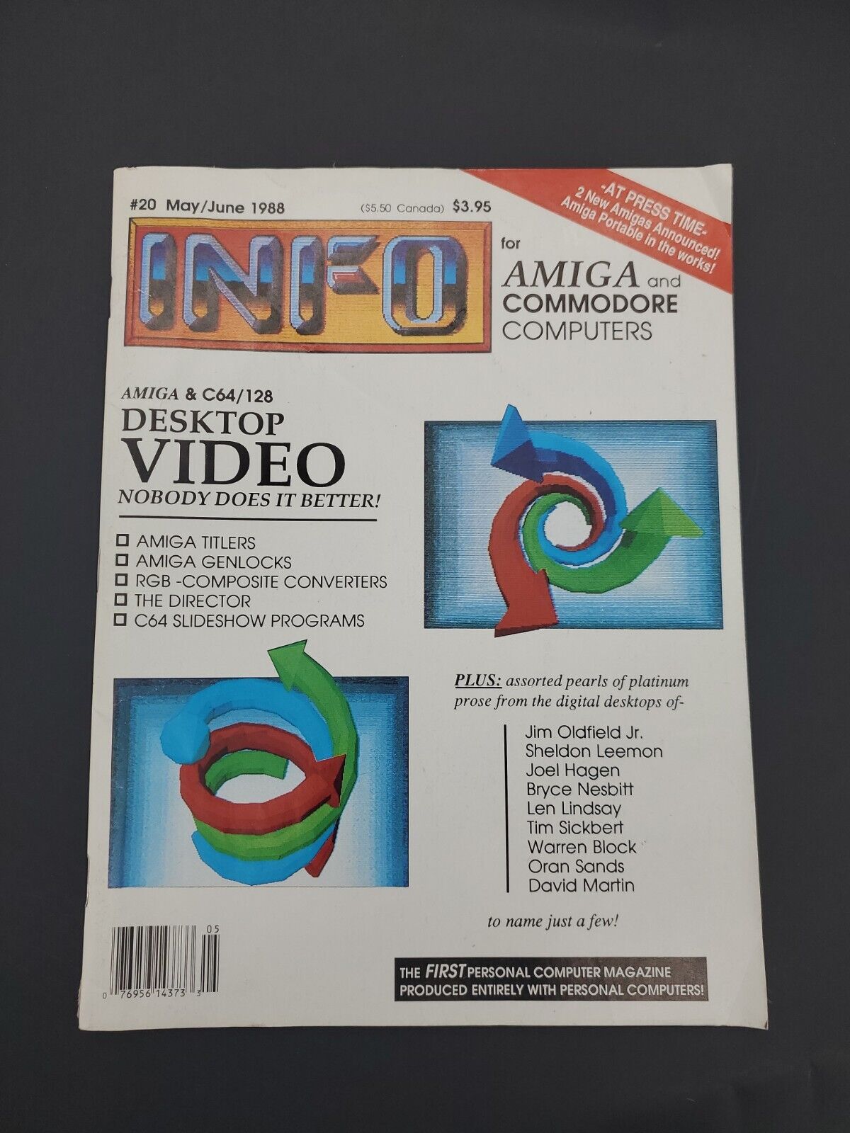 vintage INFO for Amiga and Commodore computers Magazine May 1988 Desktop Video