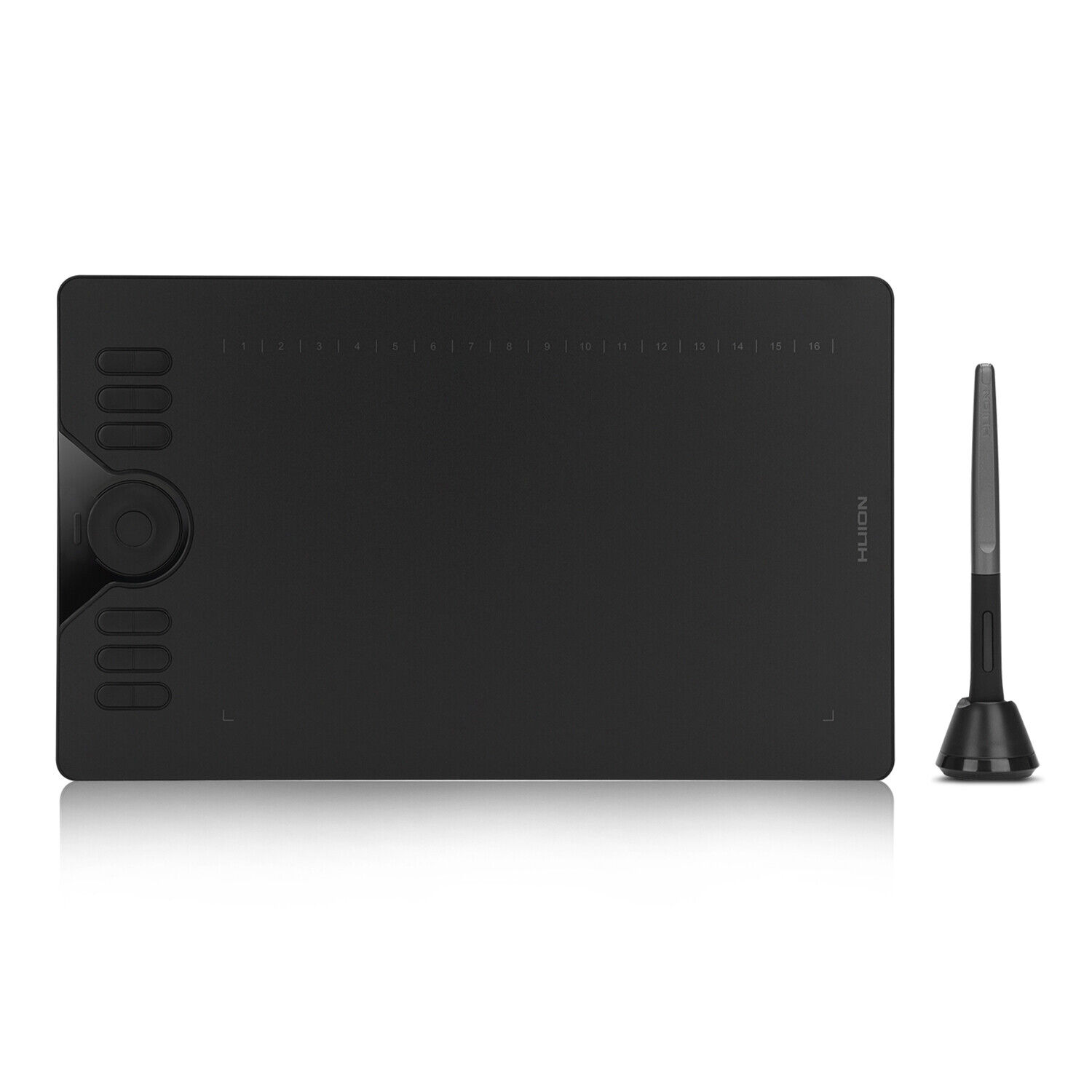 HUION HS610 8192 Graphics Drawing Tablet Battery-Free Pen touch ring ±60° Tilt