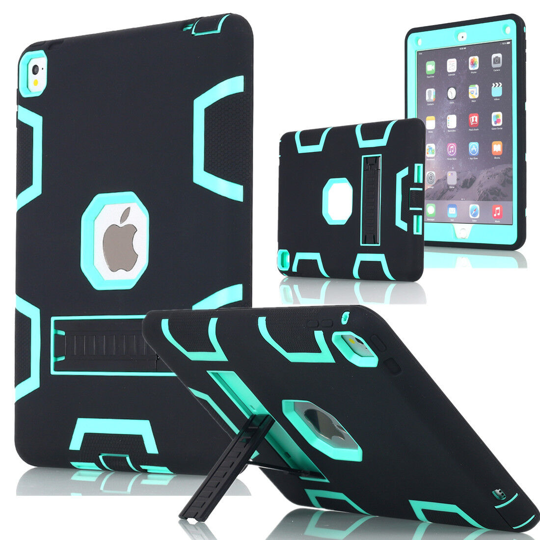 Hybrid Heavy Duty Shockproof Kickstand Case Cover For iPad Pro 12.9\