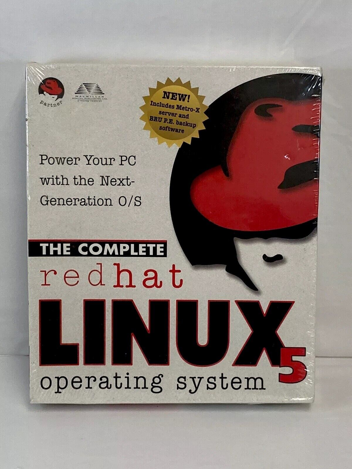 Vintage The Complete Redhat Linux 5 Operating System Brand New Sealed Red Hat