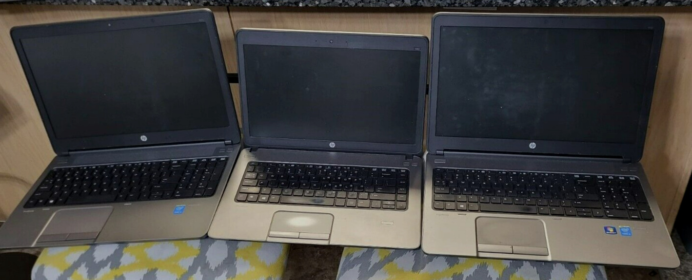 Lote of 3 (2 HP PROBOOK 650  G1 & HPProbook 440 i5  NO HDD