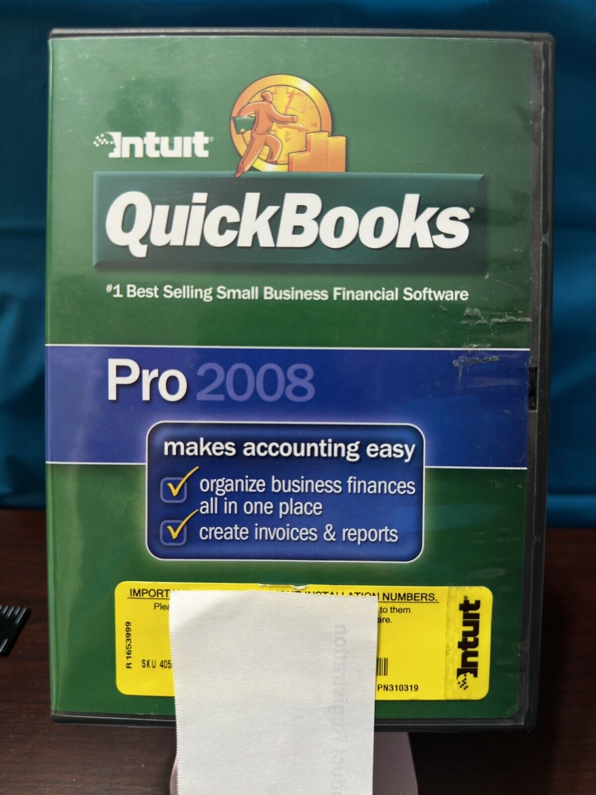 Intuit QuickBooks Pro 2008 for Windows Small Business Financial Software