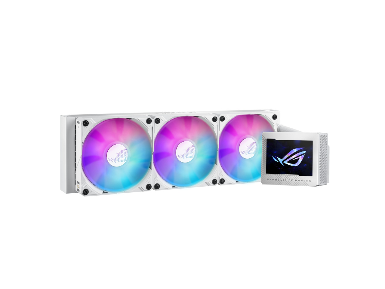 ASUS ROG Ryujin III 360 ARGB WHT all-in-one liquid CPU cooler with 360mm