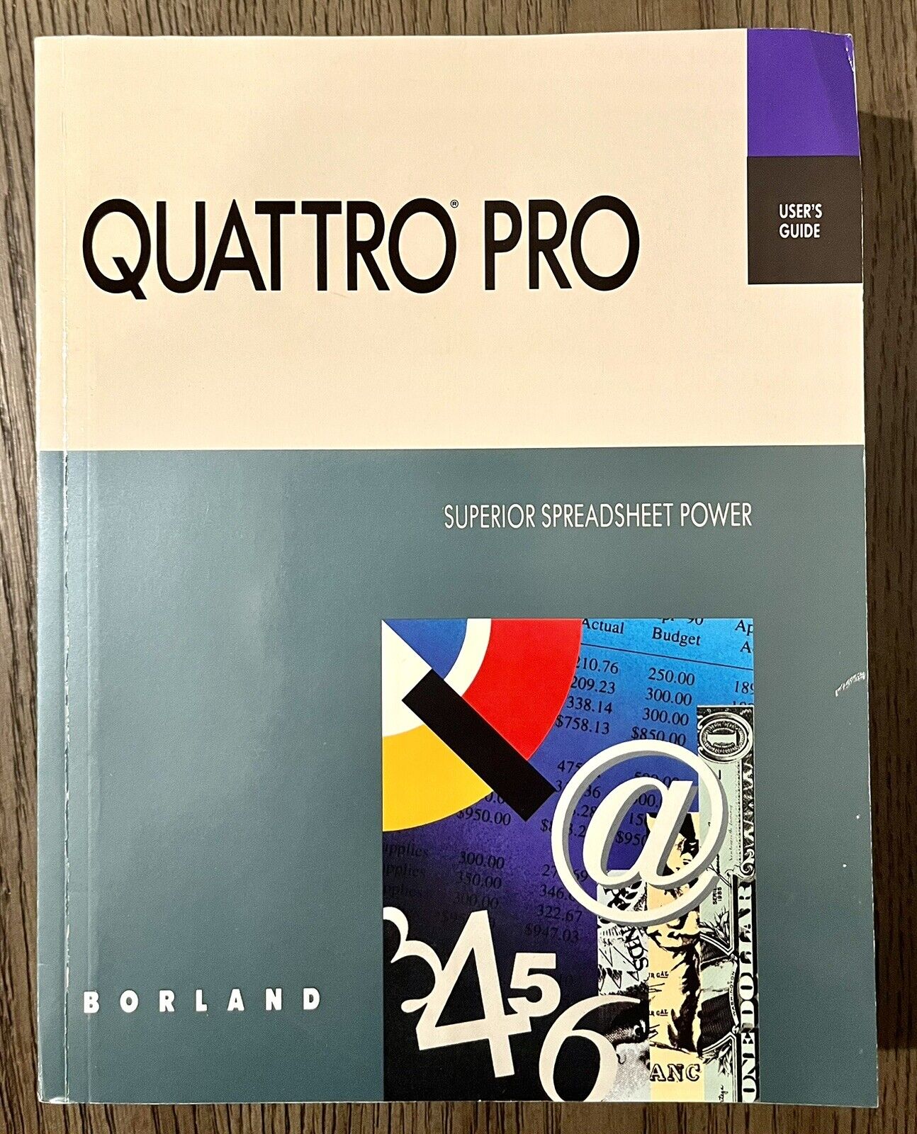 Vintage Borland Quattro Pro Superior Spreadsheet Power User’s Guide Version 2.0