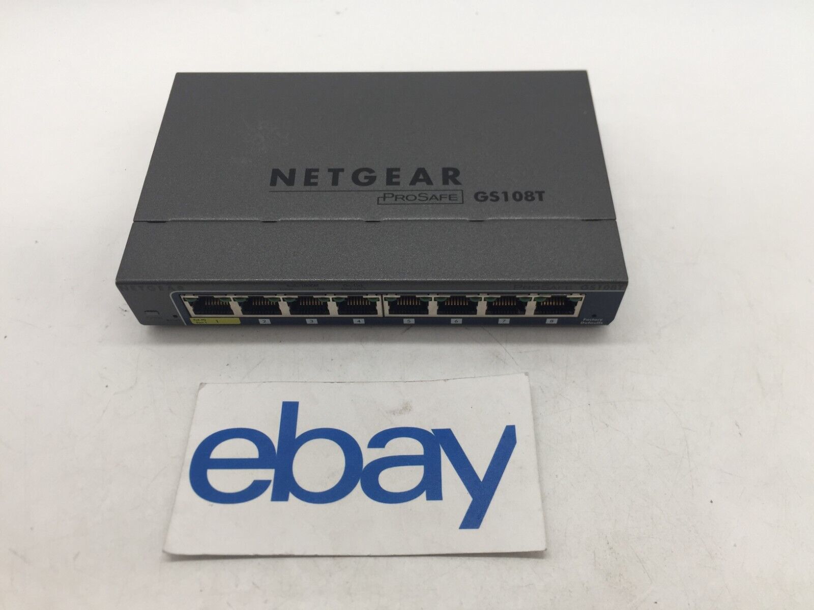 NetGear ProSafe GS108T v2 8-Ports External Ethernet Switch UNIT ONLY FREE S/H