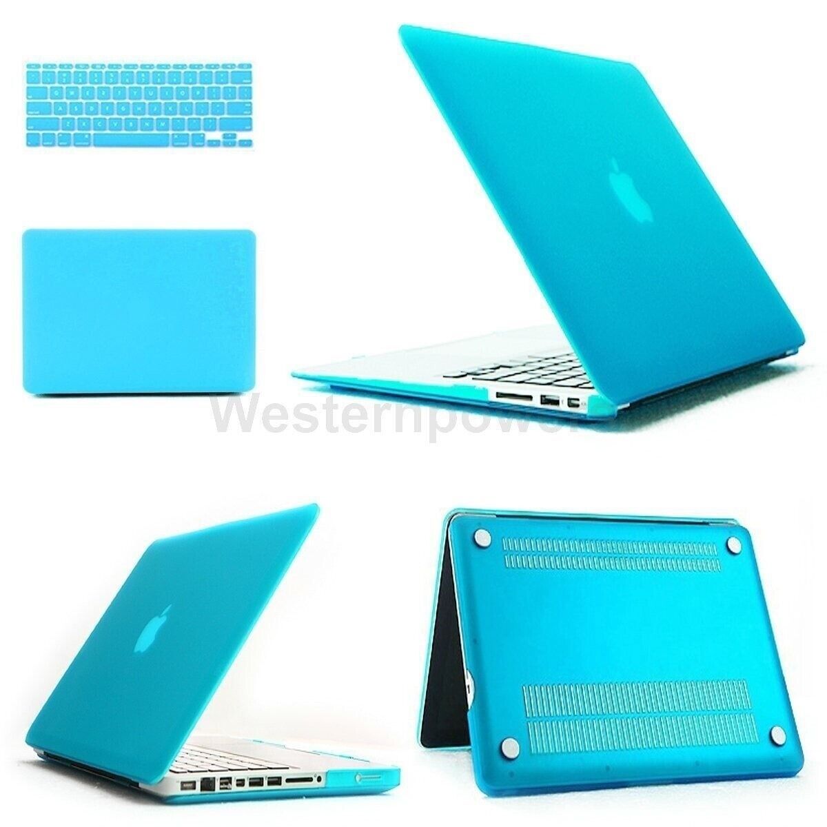 For MacBook Pro 13 Air 13 11 Pro 15 Retina Tiffany Blue Rubberized Case Keyboard