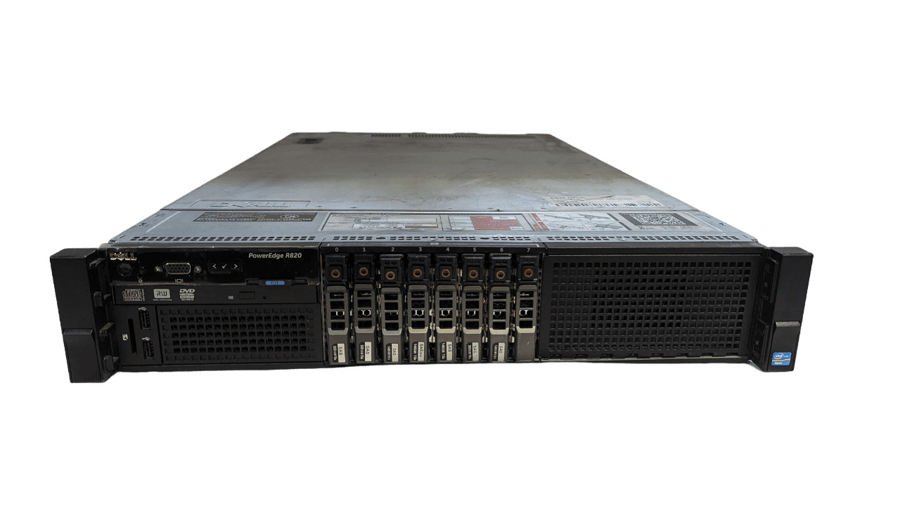 Dell Poweredge R820 4x E5-4650 2.7ghz 32-Cores 512gb Ram H710 8x Trays 2x 1100w