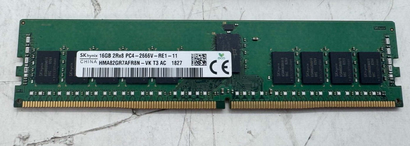 [ BULK LOT OF 6] 16GB 2RX8 PC4-2666V RDIMM DDR4-17000 ECC Server Memory RAM