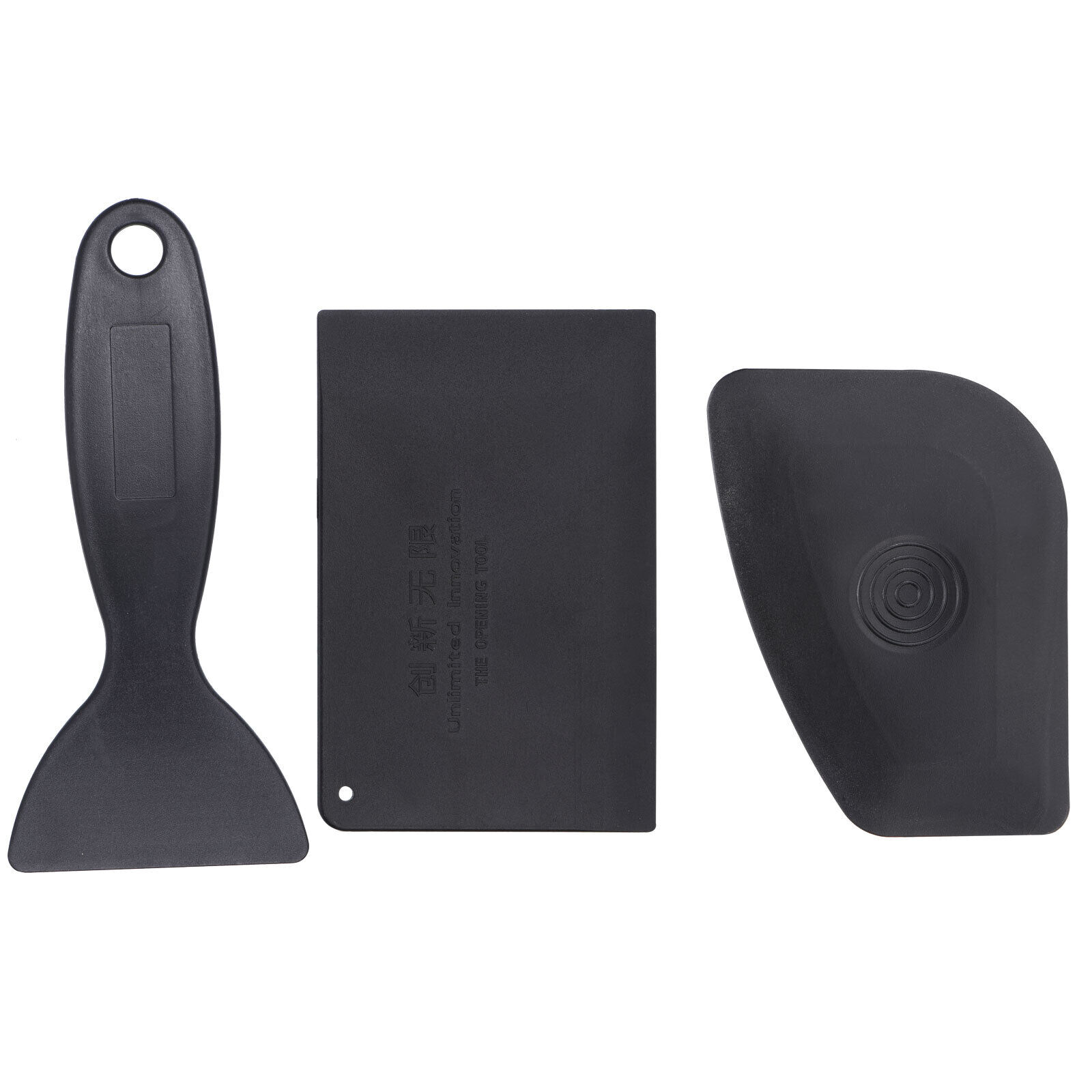 4 in 1 Flexible Pry Opening Tool Plastic Repair Tool for Cellphone Black 1set
