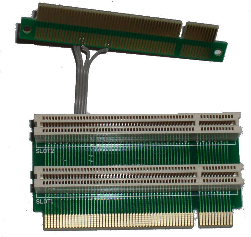 PCI RISER CARD 2U 32bit Dual Slot Rackmount Double PCI Port Computer Adapters 
