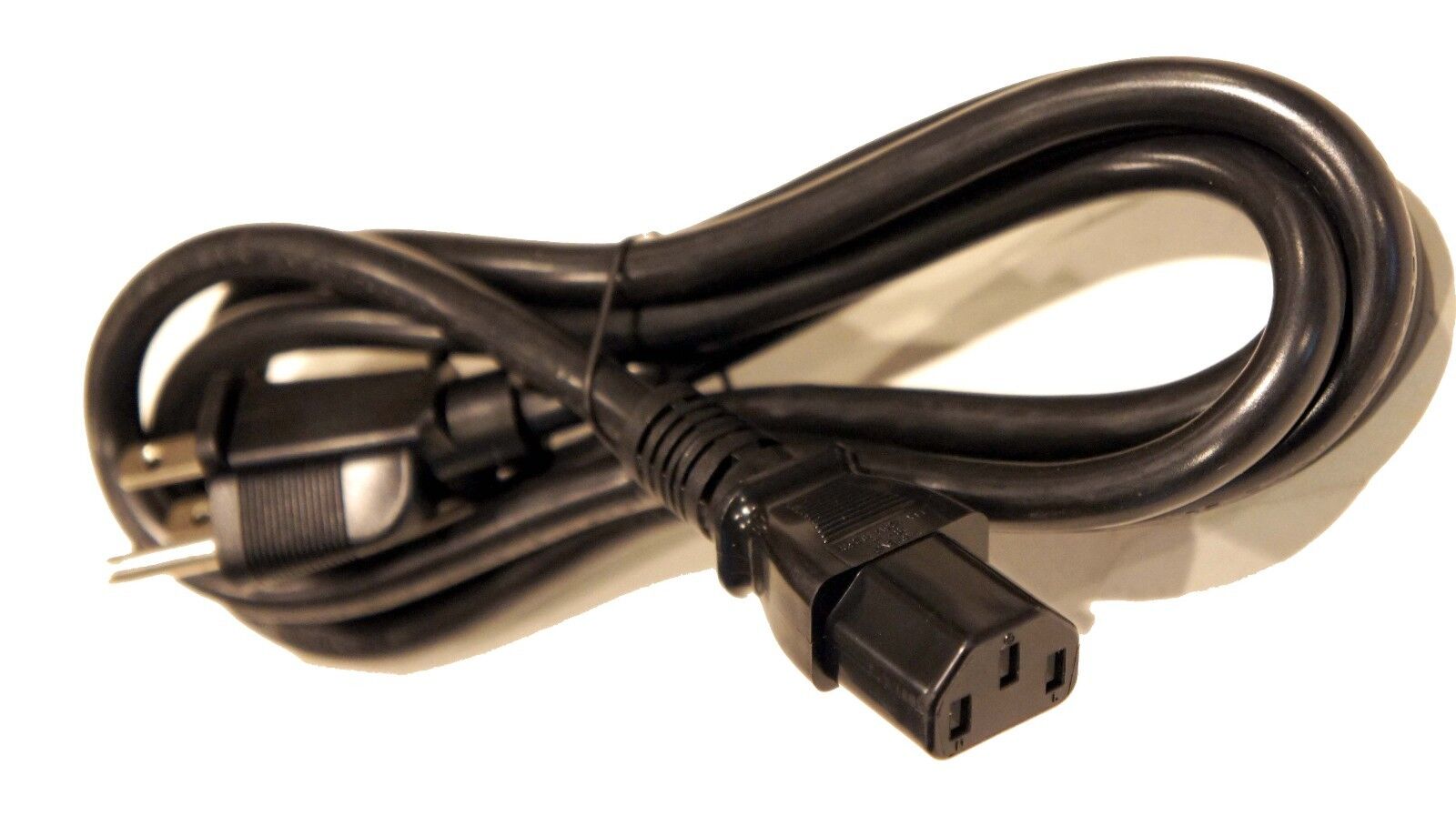 6ft. 3 Conductor Computer PC Guitar Amp Standard AC Power Cord Cable US 16AWG