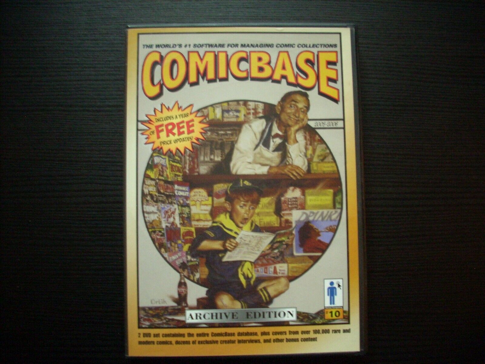 ComicBase 10 - 2005-2006 2 DVD Set (Archive Edition) AUTOGRAPHED 1 of 300 copy. 