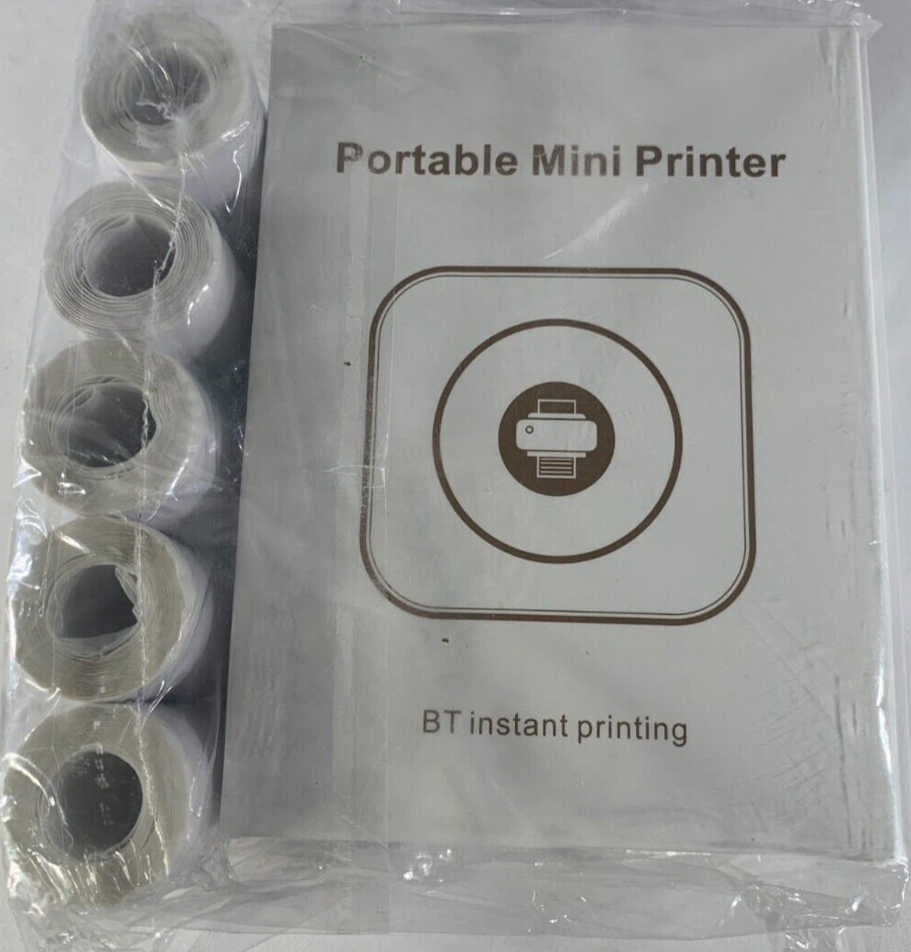 DYC19TCJ Portable Mini Printer - Instant BT Printing - Compact, Wireless, Versat