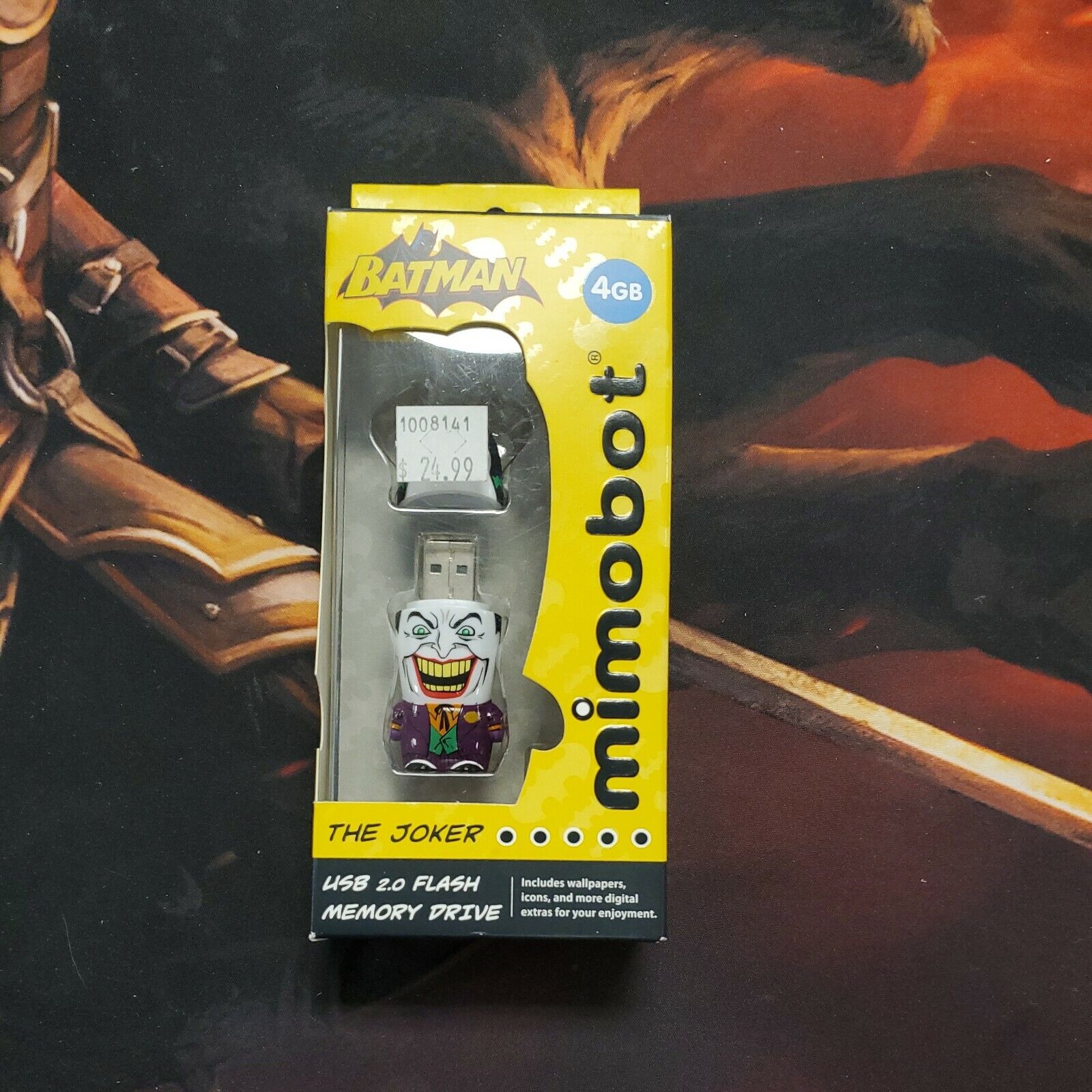 Mimobot flash drive The Joker Batman 4GB new in box DC Comics