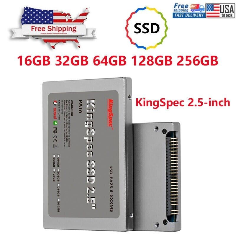 (KingSpec 2.5-inch) PATA/IDE SSD Solid State Disk MLC Flash SM2236 Controller