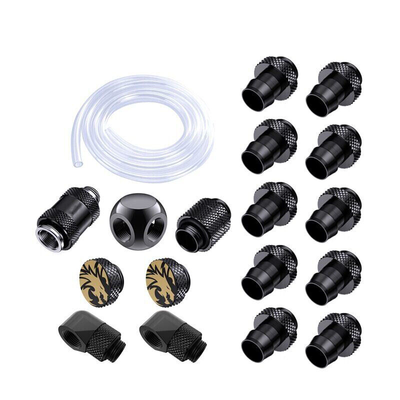 Shyrrik Soft Pipe Hand Compression Connector + Switch Water Cooling Fitting Kit