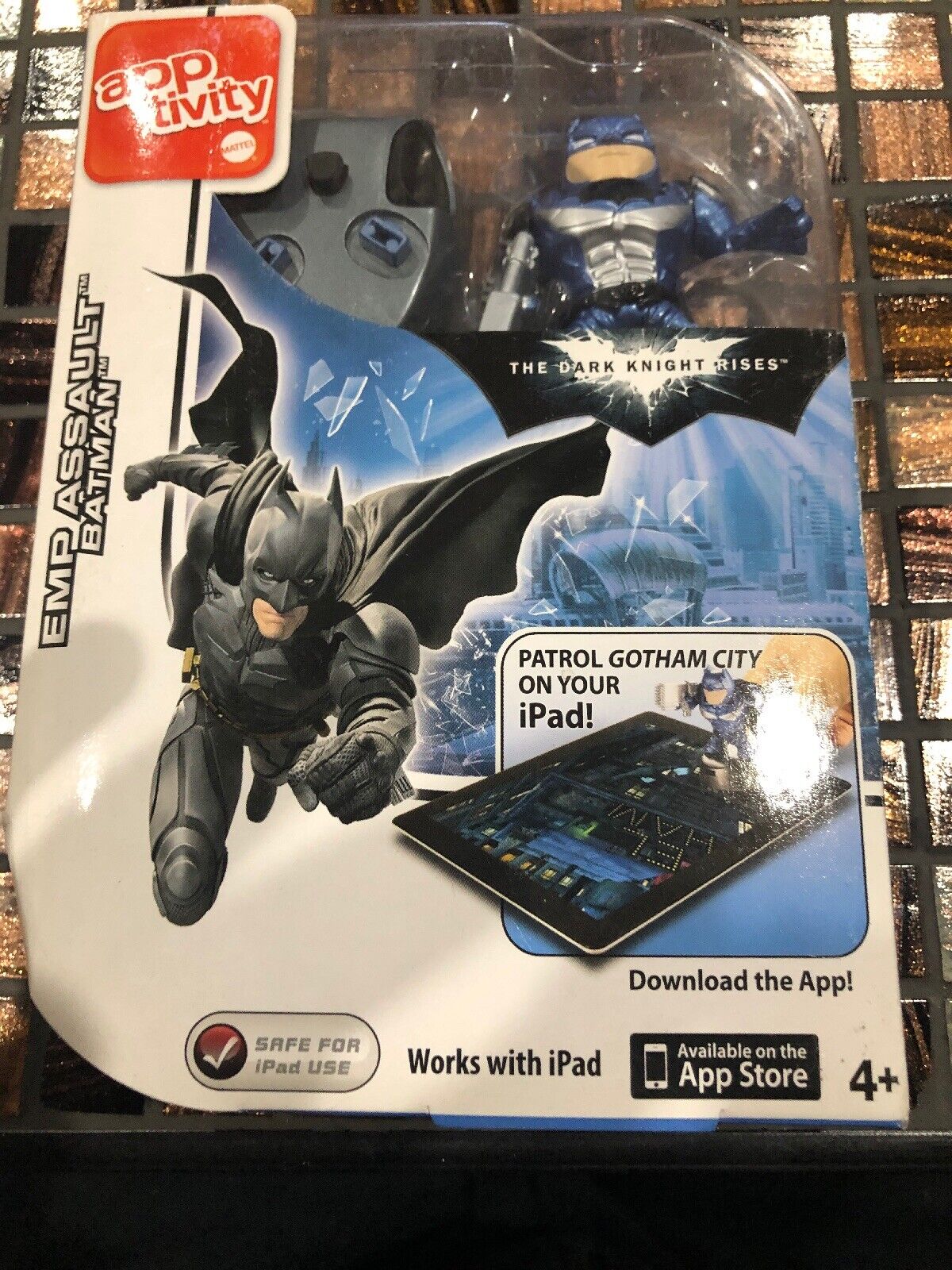 NEW App Tivity iPAD BATMAN EMP Assault Dark Knight Figure Apptivity TOY Game 